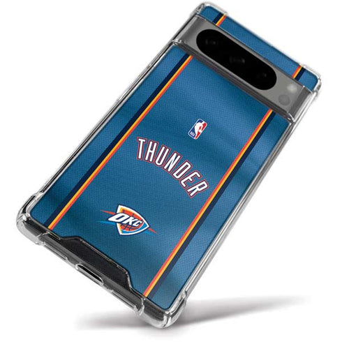NBA Oklahoma City Thunder Jersey Google Pixel 8 Pro Clear Case